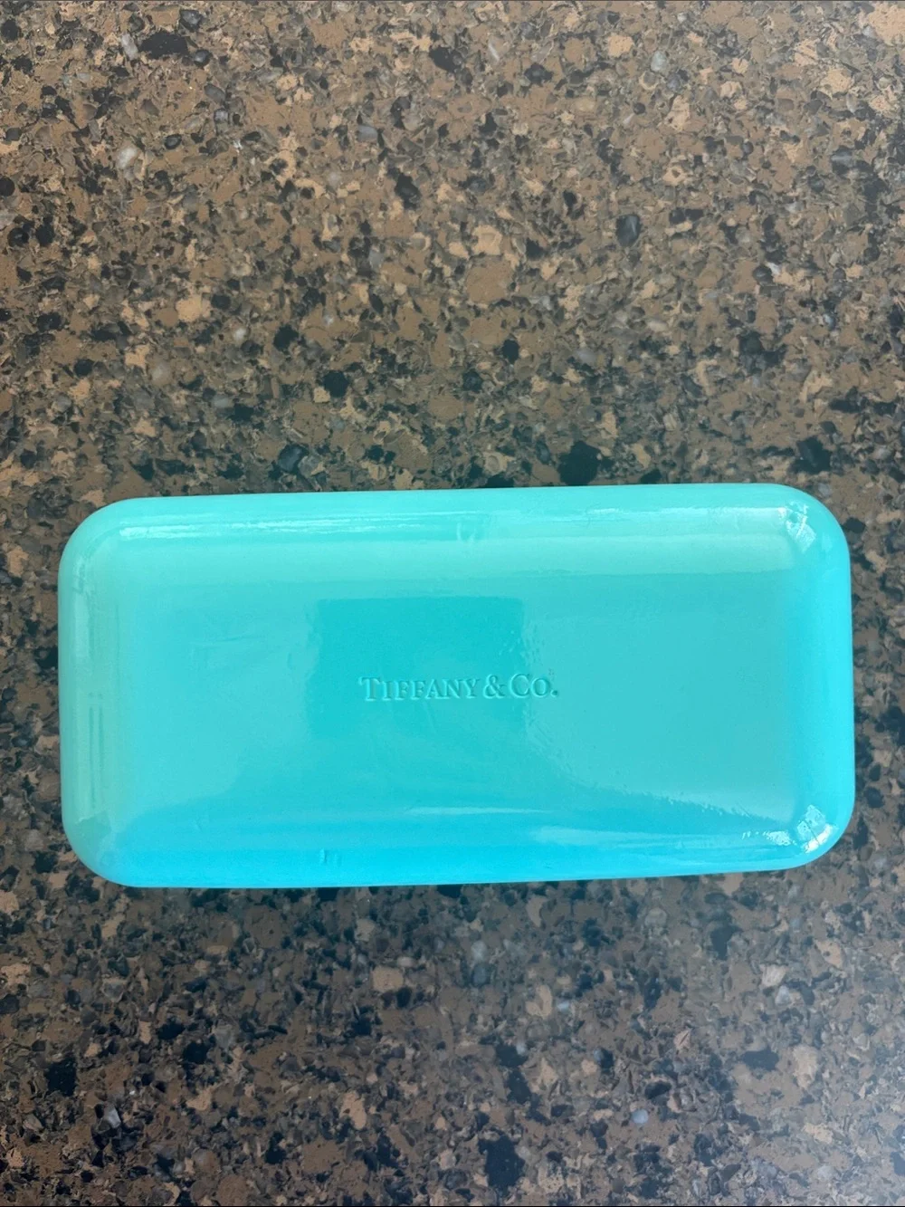 Tiffany & Co. Black Sunglasses with Tiffany Blue Case, and dust bag